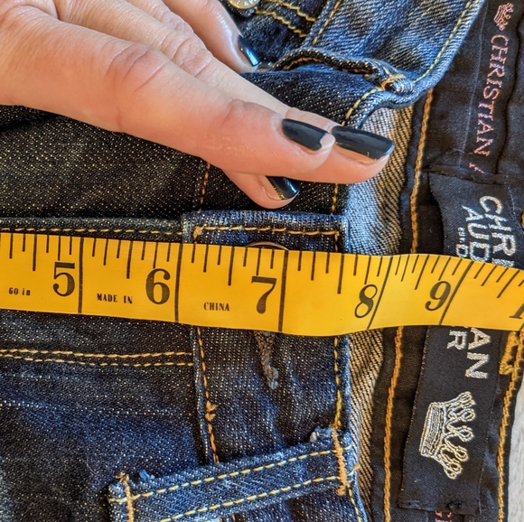 Christian Audigier Studded Denim Jeans 29x34 - Picture 10 of 10